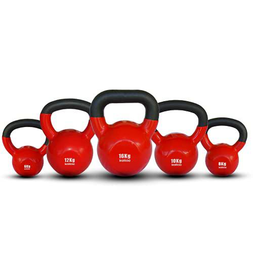 KOTTAO Pesas Rusas Kettlebell (6 kg). Kettlebell Workout para Competición de Vinilo