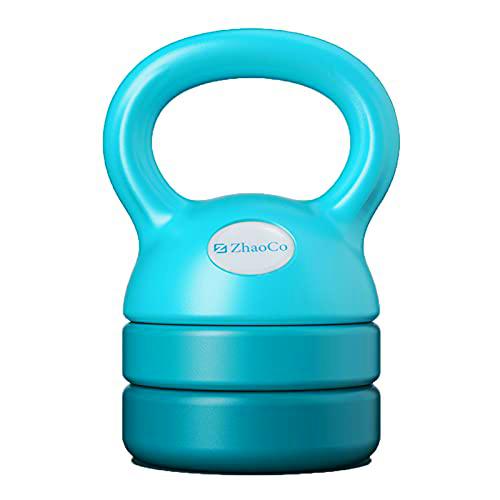 ZhaoCo Pesa Rusa para Mujer, Pesas Ajustables de Kettlebell de 5 lbs (2,2kg)