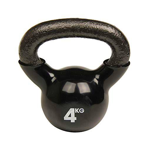 Fitness Mad Kettlebell Black Pesa Rusa Negra, Unisex, 4 kg