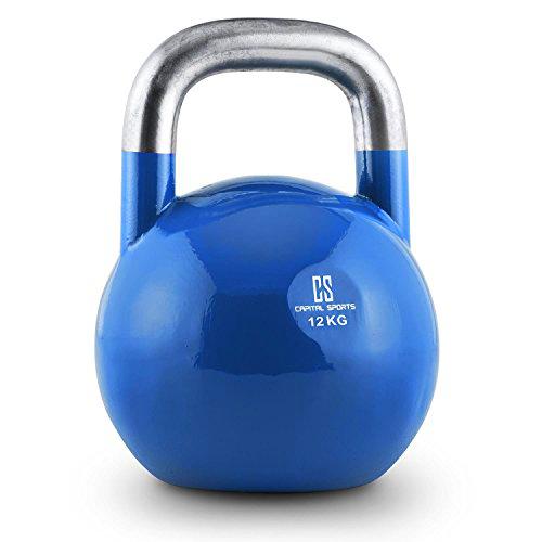 CapitalSports Compket - Pesa Rusa, Kettlebell Regulable con Bola de Acero