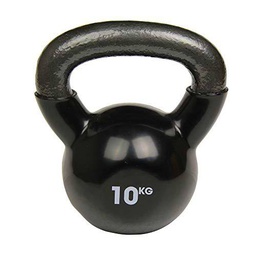 Fitness Mad Kettlebell Black Pesa Rusa Negra, Unisex Adulto, 10 kg