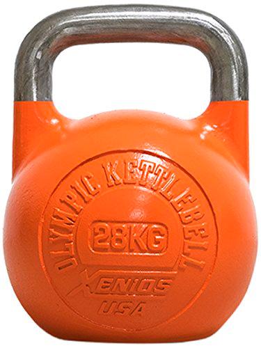 Xenios USA XSSTOKBL28 Pesa Rusas - Russian Girevoy Competition Kettlebell 28 Kg Ideal para la práctica del Entrenamiento Funcional