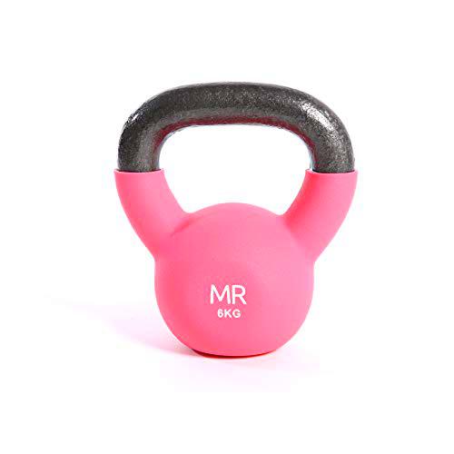 FitAndFun Rebecca Mobili Kettlebell, Peso De Revestimiento De Neopreno De Hierro Fundido