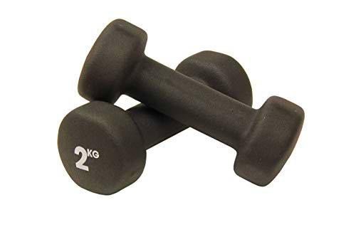 Fitness Mad Neo Mancuernas (2Kg, Negro)