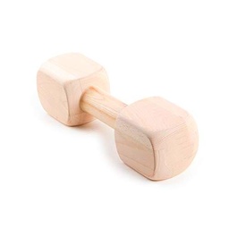 Julius-K9 26200E Dumbbells 1000GR Hard Wood, from One Piece, Un tamaño