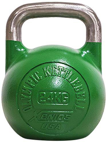 Xenios USA XSSTOKBL24 Pesa Rusas - Russian Girevoy Competition Kettlebell 24 Kg Ideal para la práctica del Entrenamiento Funcional