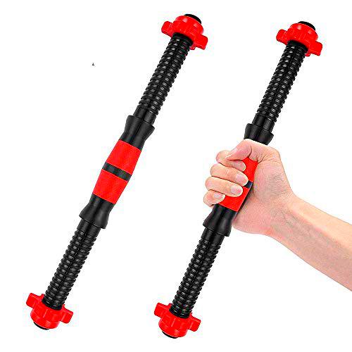 2PCS Barras de Mancuernas de 40 cm con 4 Collares Accesorios de Levantamiento de Pesas para Mancuernas de Gimnasio Entrenamiento de Fuerza Entrenamiento Equipo de Fitness