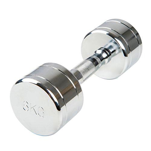 Trendy 1016590 Dumbbell Pesa Chrom, Plateado