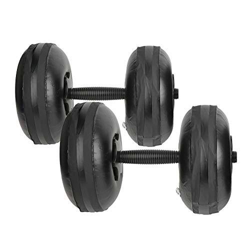 Lantro JS Peso 8-10 kg Material de PVC Mancuernas Ajustables portátiles Mujer Fitness Silenciar Campanas para Dar Forma a la mayoría de Las Personas