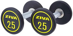 ZIVA Performance marcuernas, Adultos Unisex, Negro/Amarillo, 2.5 Kg