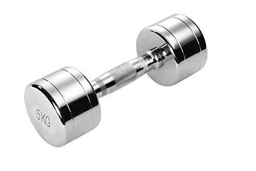 Trendy 1016589 Dumbbell Pesa Chrom, Plateado