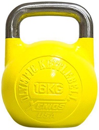 Xenios USA XSSTOKBL16 Pesa Rusas - Russian Girevoy Competition Kettlebell 16 Kg Ideal para la práctica del Entrenamiento Funcional