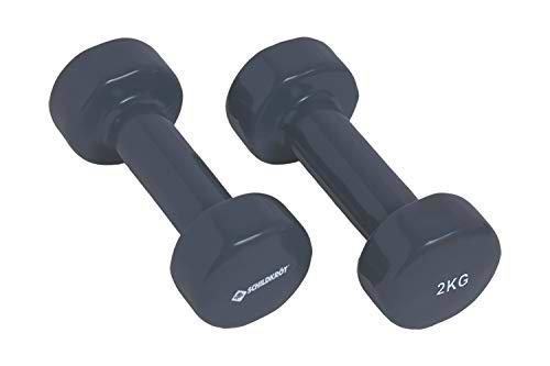 Schildkröt Fitness Set de 2 Mancuernas de Vinilo 2,0 Kg, 960006