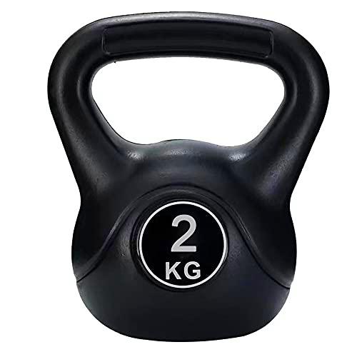 Kettlebells Revestidos, Kettle Bells 2kg/4.4lb,Pesas Rusas de Peso Pesado para Gimnasio